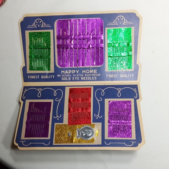 Lot of 3 Vintage Needle Books 2 Happy Home & 1 Stanhome - Picture 10 of 10